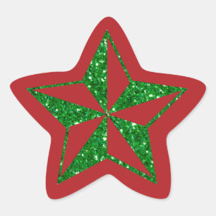 Adesito Estrela Estrela de Natal Verde