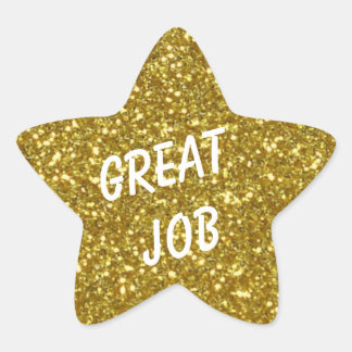 Adesito Estrela Estrela Dourada de Mensagem Personalizada com Text