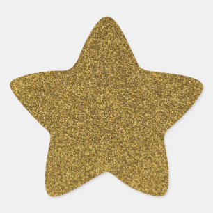 Adesito Estrela Estrela Dourado de 23 Sparkles do impressão do