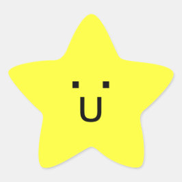 Adesito Estrela estrela feliz pequena