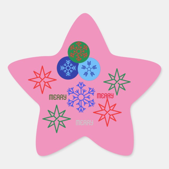 Adesito Estrela Estrela Rosa de Natal (Frente)
