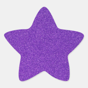 Adesito Estrela Estrela roxa de 14 Sparkles do impressão do brilh