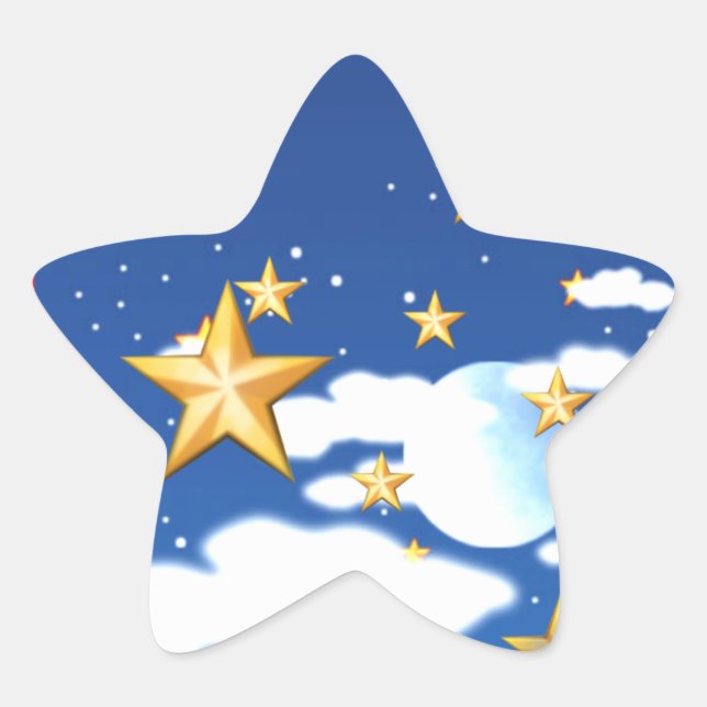 Adesito Estrela Estrelas de ouro - (Frente)