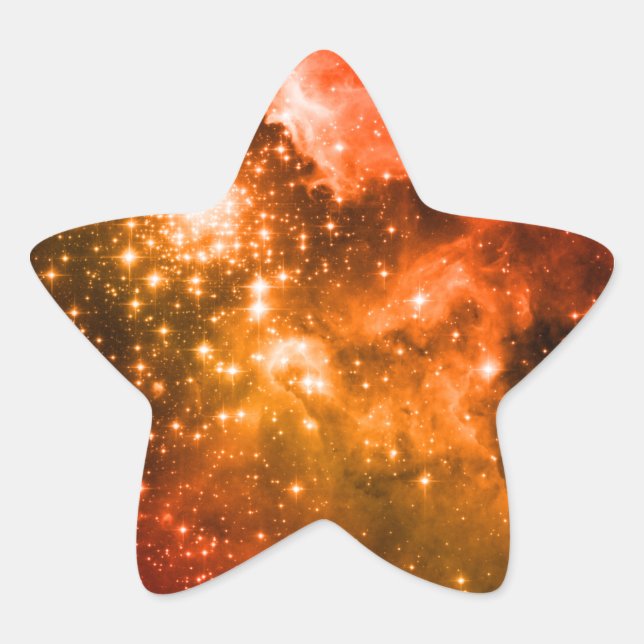 Adesito Estrela Estrelas Laranja (Frente)