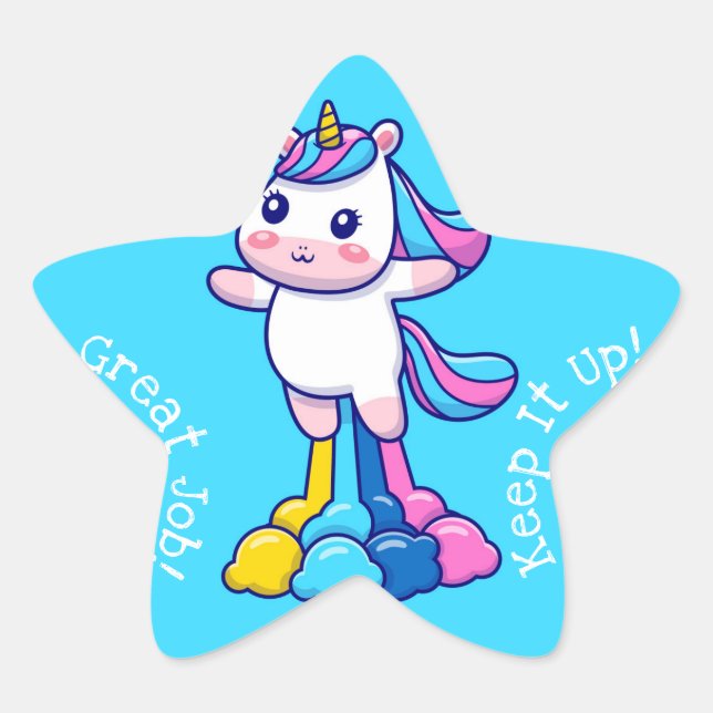 Adesito Estrela Excelente Job Kawaii (Frente)