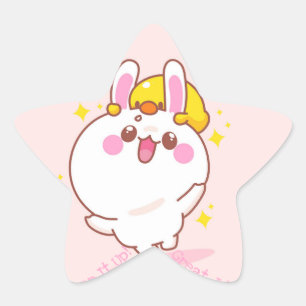 Adesito Estrela Excelente Job Kawaii Star Sticker