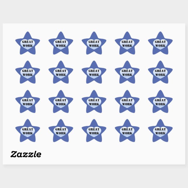 Adesito Estrela EXCELENTE WORK Incentive Sticker (Folha)