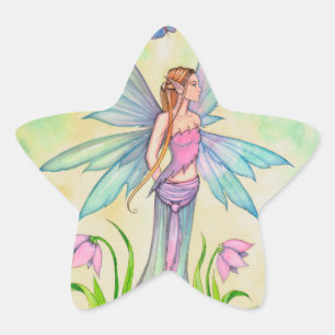Adesito Estrela Fantasia de Fada de Borboleta de Primavera Arte
