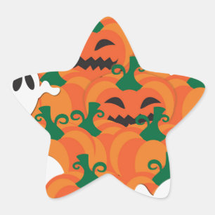 Adesito Estrela Fantasmas de Halloween Pomar de Abóbora Assombrada