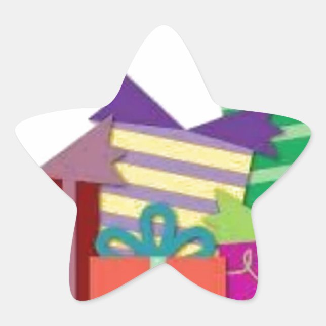 Adesito Estrela Feliz aniversário (Frente)