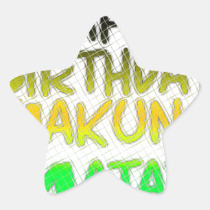 Adesito Estrela Feliz Aniversário Gelado Hakuna Matata eco Inspira