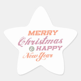Adesito Estrela Feliz ano novo Feliz de Natal