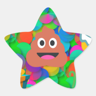 Adesito Estrela feliz cocô de aniversário emoji