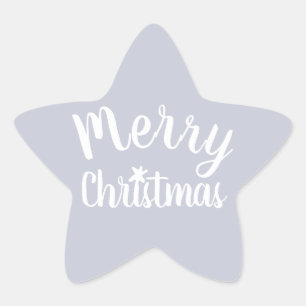 Adesito Estrela Feliz Natal Cinza