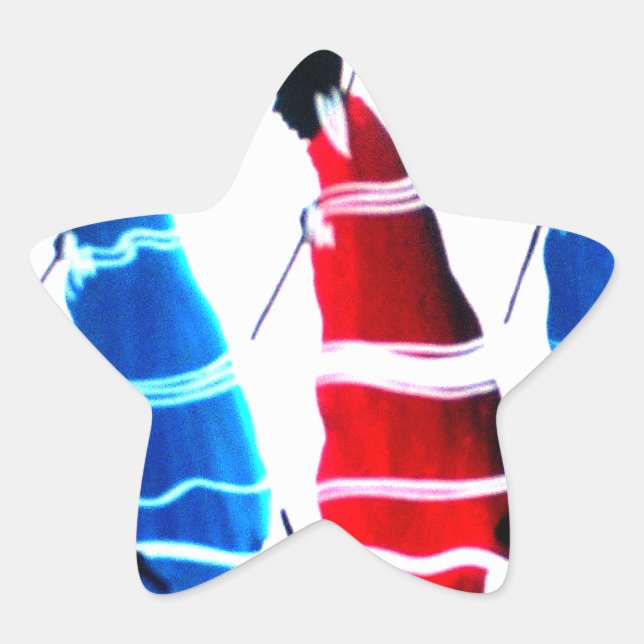 Adesito Estrela Felizes Pessoas Maasai Guerreiros Andando Impressã (Frente)