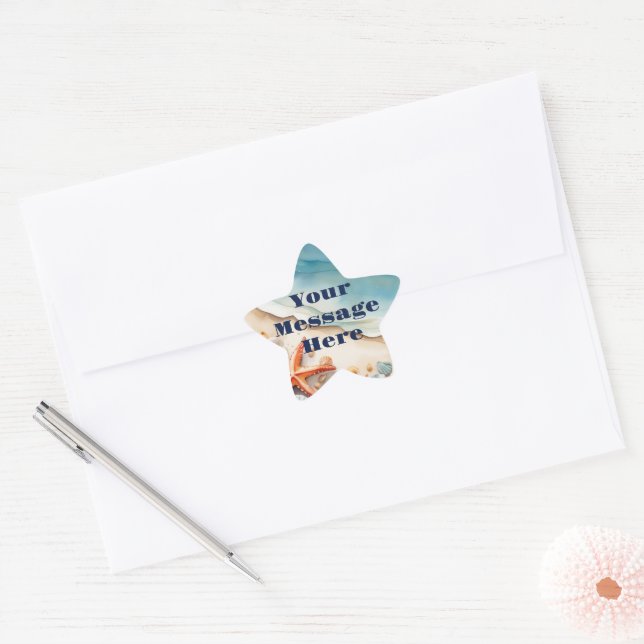 Adesito Estrela Festa de Praia de Seashore Bliss (Envelope)