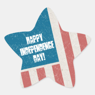 Adesito Estrela Festa Independente de Bandeira Inclinada