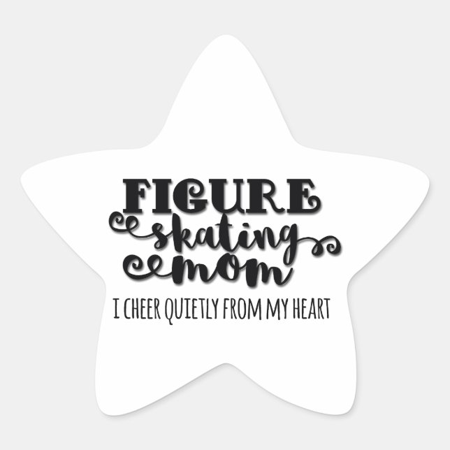 Adesito Estrela Figura Patinando o software da mãe (Frente)