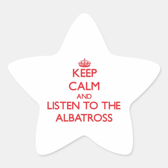 Adesito Estrela Fique calmo e escute os albatrozes (Frente)