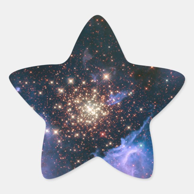Adesito Estrela Fireworks no Space Star Sticker (Frente)