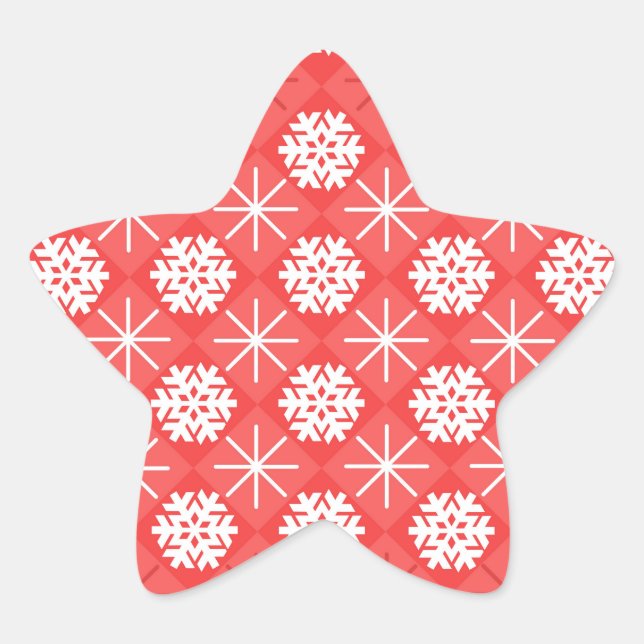 Adesito Estrela Flocos de neve (Frente)