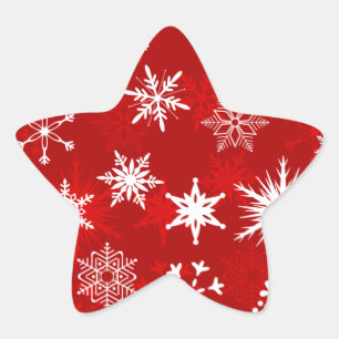 Adesito Estrela Flocos de neve festivos do Natal