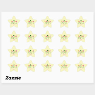 Adesito Estrela Floral de primavera e Verão Personaliza Meninas