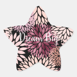 Adesito Estrela Flores Rosa Blush Burgundy