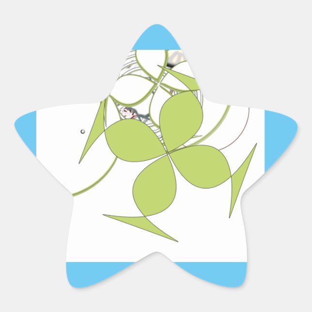 Adesito Estrela Folha Verde (Frente)