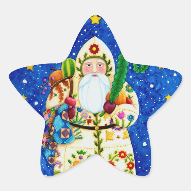ADESITO ESTRELA FOLKART BALTIMORE QUILADO PAI NATAL PRIMITIVO (Frente)
