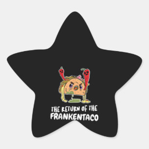 Adesito Estrela Frankenstein Taco Funny Costume Tee Halloween Gift