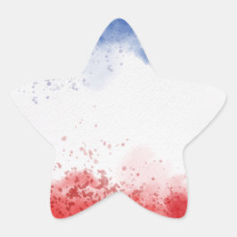 Adesito Estrela Frascos de Azul Branco Vermelho