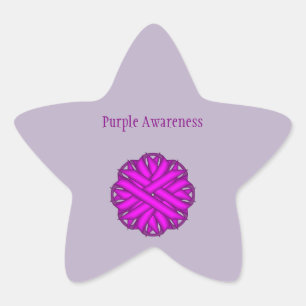 Adesito Estrela Friso da Flor Roxo por Kenneth Yoncich