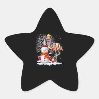 Adesito Estrela Funny Christmas Tree Flamingo Hat Santa Best Xmas
