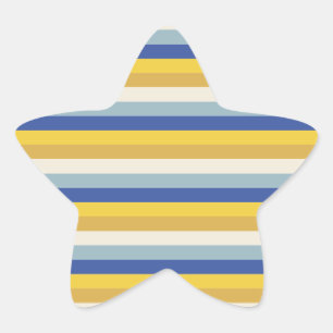 Adesito Estrela Gamas de ouro amarelo-azul moderno Hanukkah