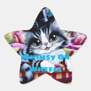 Adesito Estrela Gatinho Whimsy