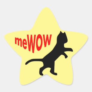 Adesito Estrela Gato meWOW Star Excelente Sticker