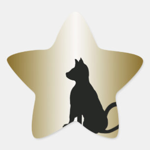 Adesito Estrela Gatos Dourados de Gatos Pretos