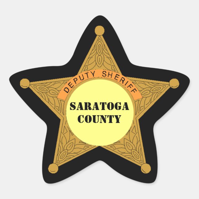 Adesito Estrela GÊNEROS BEM Xerife Crachá Xerife (Frente)