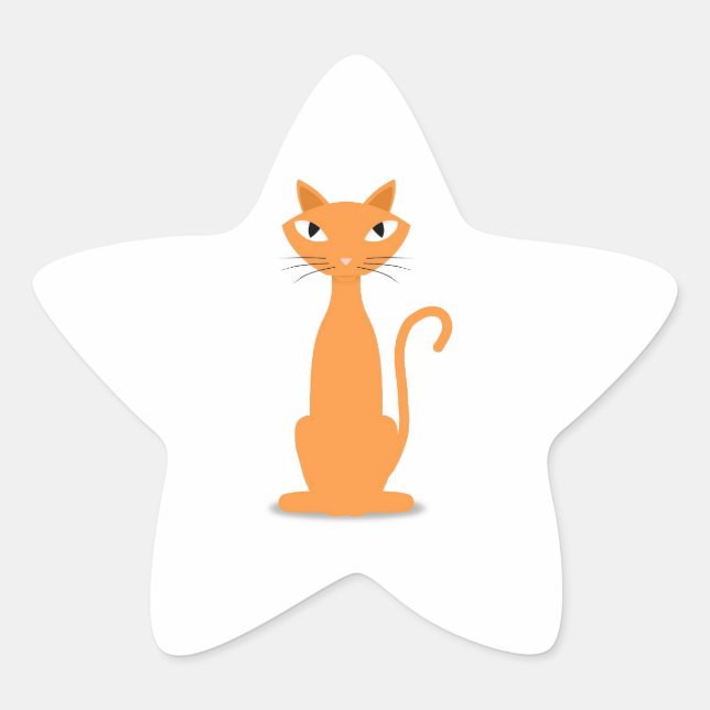 Adesito Estrela Ginger Cat (Frente)