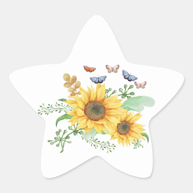 Adesito Estrela girassol primavera (Frente)