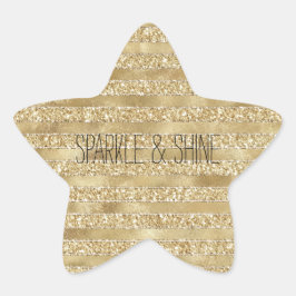 Adesito Estrela Glitzy Dourado Glam Glitter Strips