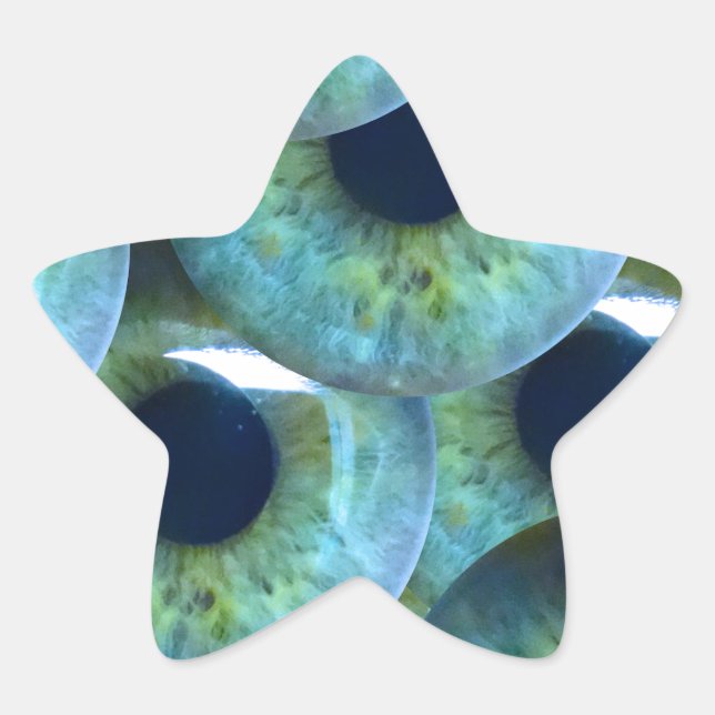 Adesito Estrela globo ocular assustador (Frente)