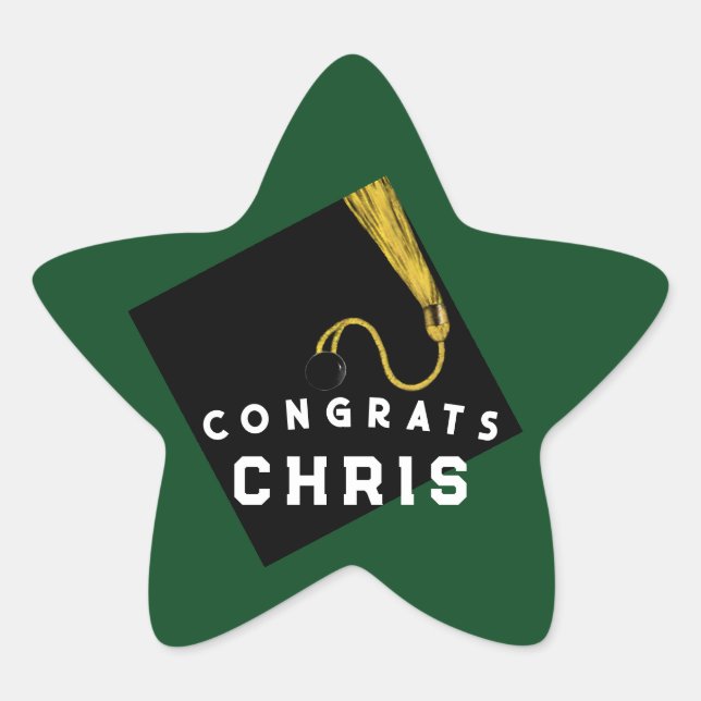 Adesito Estrela Graduation Verde (Frente)