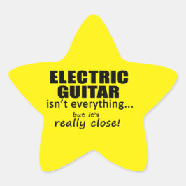 Adesito Estrela Guitarra Elétrica não é tudo o que é o Star Sticke