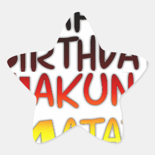Adesito Estrela Hakuna Matata Art Impressão