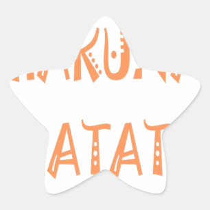 Adesito Estrela Hakuna Matata - Arte Tribal Africana