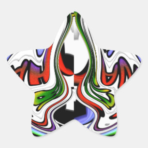 Adesito Estrela Hakuna Matata com Corredor e Gradações de Abstrato