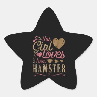 Adesito Estrela Hamster Bonito Para Esta Menina Amante