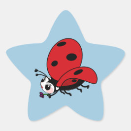 Adesito Estrela Happy Wings Ladybug